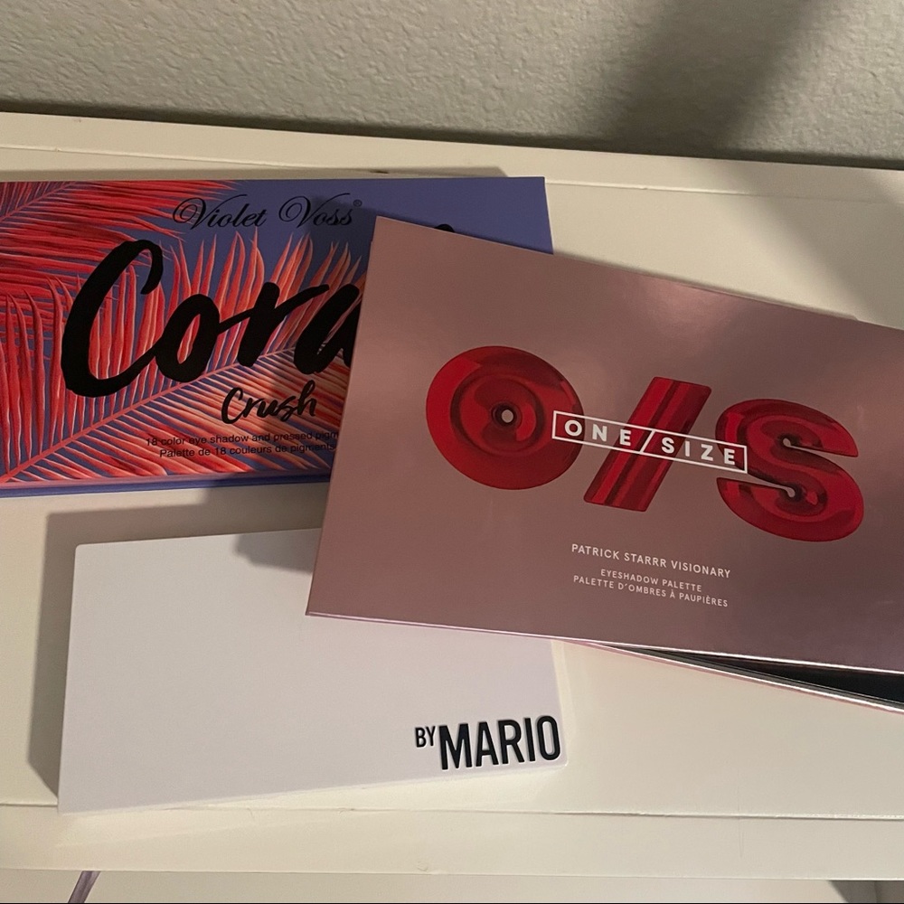 Eye shadow palettes! Bundle! One Size Patrick Star, Makeup by Mario Violate Voss
